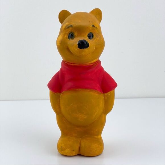 Vintage Disney Winnie The Pooh Ceramic Piggy Bank 9" - Picture 1 of 7